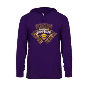 Men's B-Core Long Sleeve Performance Hooded Tee