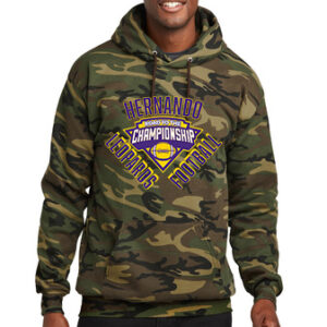 Men's Port & Company Core Fleece Camo Pullover Long Sleeve Hooded Sweatshirt