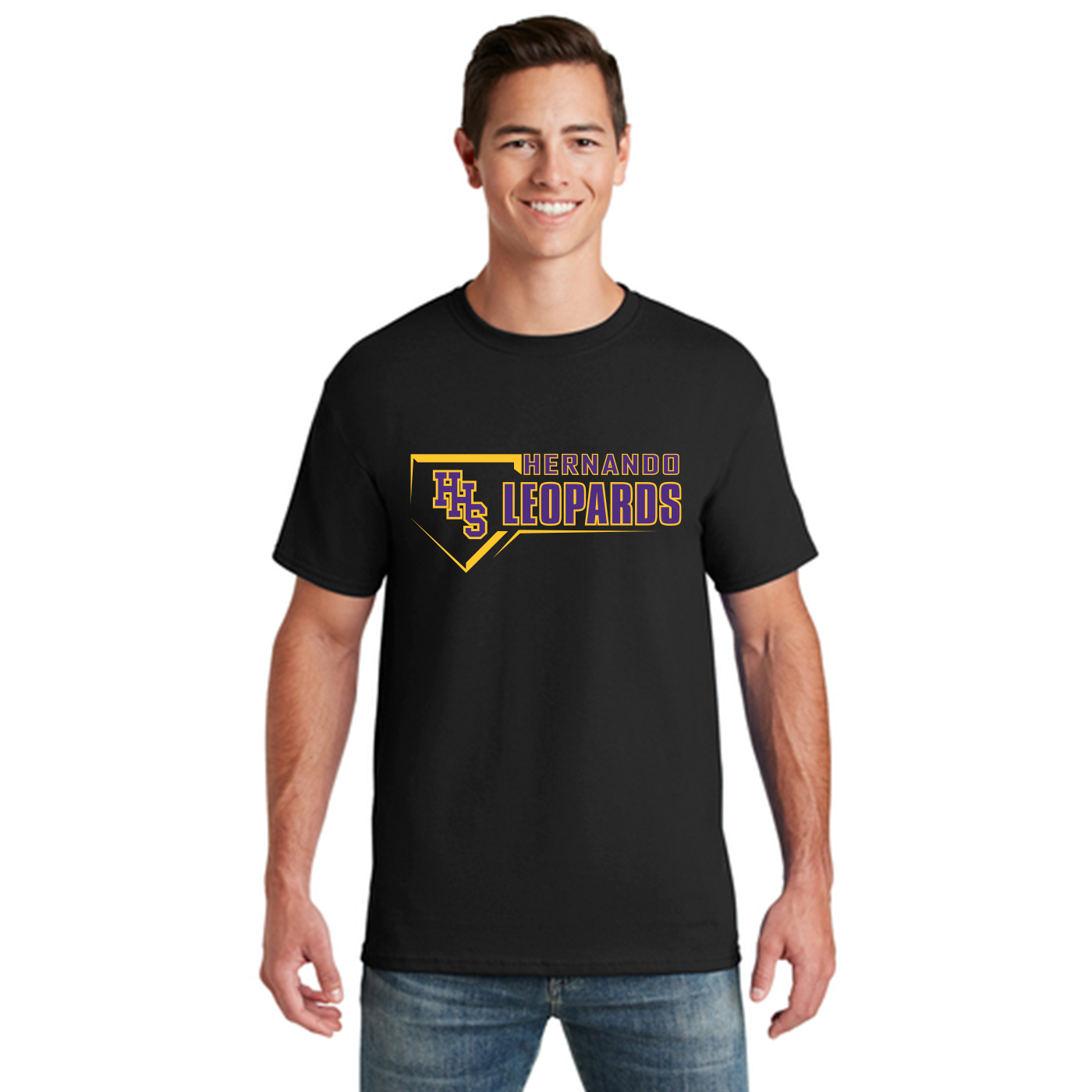 Men s Jerzees Dri Power 50 50 Cotton Poly Short Sleeve Tee Looper 