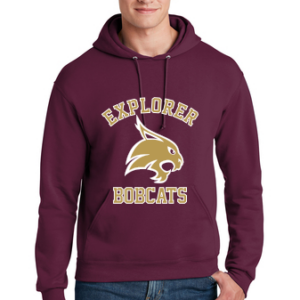 Men's Jerzees NuBlend Long Sleeve Pullover Hooded Sweatshirt
