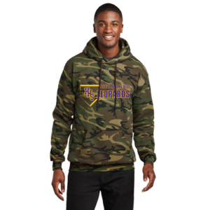 Men's Port & Company Core Fleece Camo Pullover Long Sleeve Hooded Sweatshirt