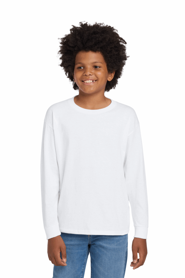 Gildan® Youth Heavy Cotton™ 100% Cotton Long Sleeve T-Shirt